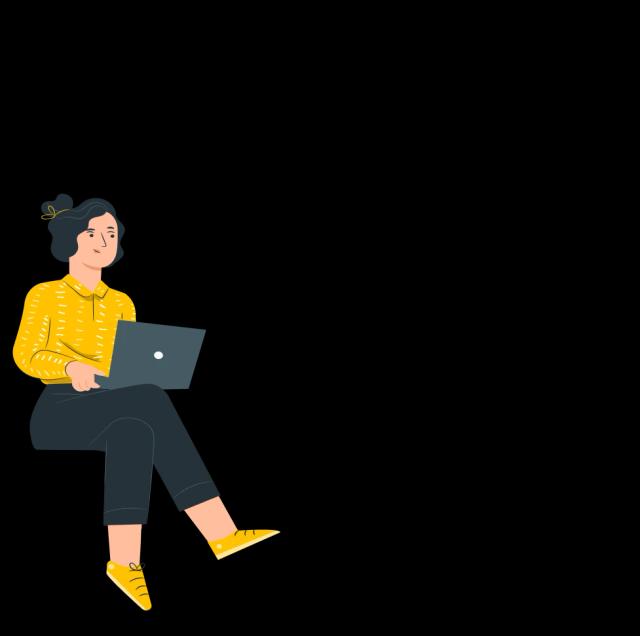 Lady working